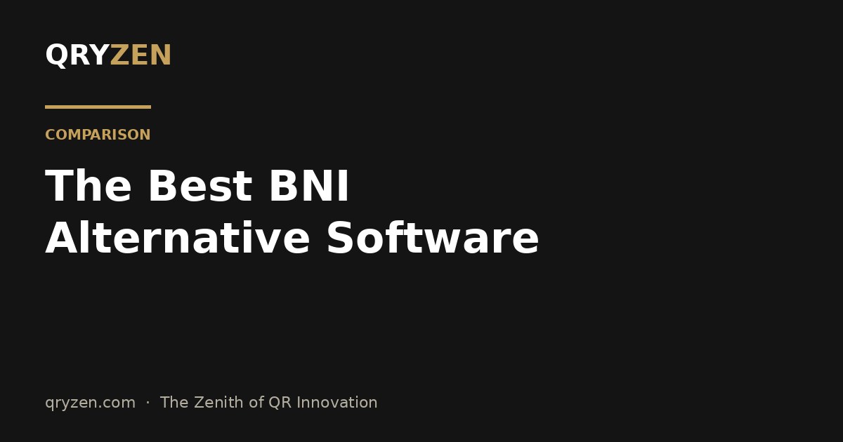 The Best BNI Alternative Software in India (2026): Run Referrals, 1-2-1s & TYFCB in One QR